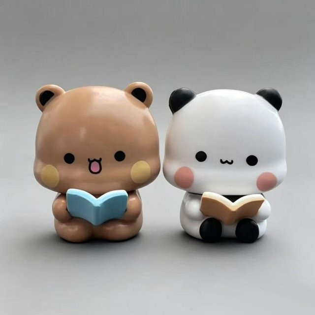 Kawaii Bubu Dudu Panda Bär Figur, Spielzeug, ab 14 Jahren - Bild 1
