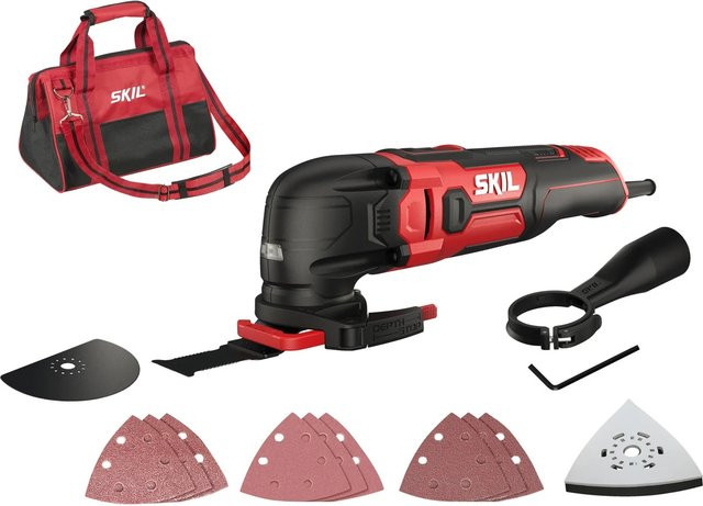 Skil Multifunktionswerkzeug 1491DB in Rot mit 300 W Leistung - Bild 1