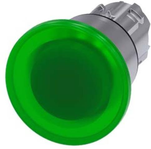 Siemens Pilzdrucktaster 3SU1051-1BA40-0AA0 in Grün mit IP66 IP67 IP69/IP69K Schutzart - Bild 1