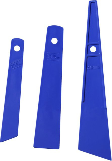 RLJLIVES Leder Kleber Schaber aus Kunststoff in Blau für DIY Handwerk und Nähen - Bild 1