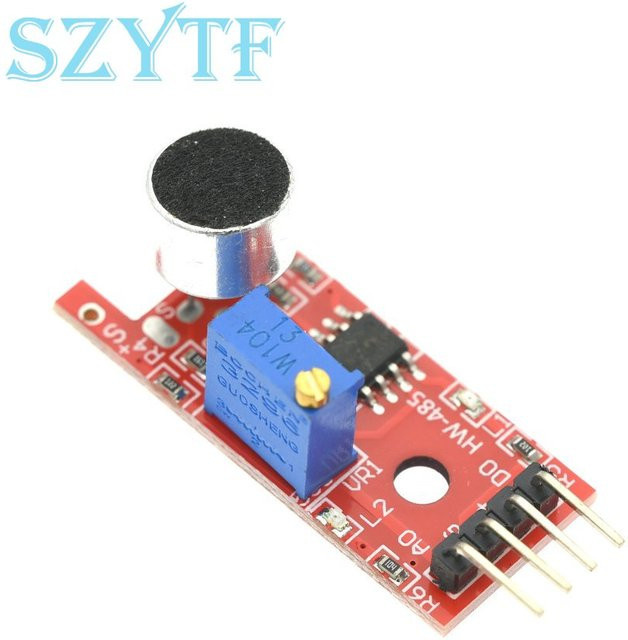 SZYTF KY-037 Hochempfindliches Sound-Mikrofon-Sensor-Erkennungsmodul in Rot für AVR PIC - Bild 1