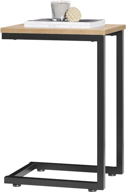 SoBuy Betttisch und Beistelltisch in Natur Braun, multifunktionaler Pflegetisch und Laptoptisch, B/T/H: 60 x 30 x 40 cm - Bild 1