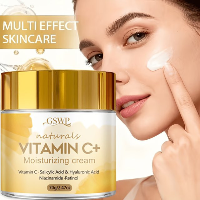 GSWP Vitamin C Feuchtigkeitscreme mit Hyaluronsäure, 70g - Bild 1