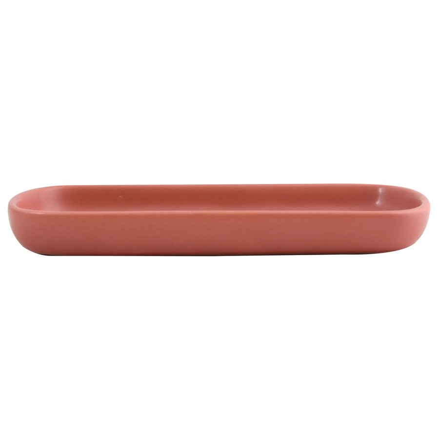 MSV Tablett Maonie aus Keramik in Terrakotta, B/T/H: 25,7 x 11,5 x 2,8 cm - Bild 2