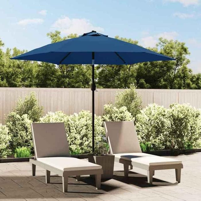 Ersatzbezug Sonnenschirm Maison Exclusive in Azurblau aus Polyester mit Ø 300 cm - Bild 1