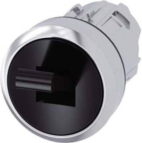 Siemens Kippschalter 3SU1050-3EC10-0AA0 in Schwarz aus Metall mit Schutzart IP66, IP67, IP69/IP69K - Bild 1