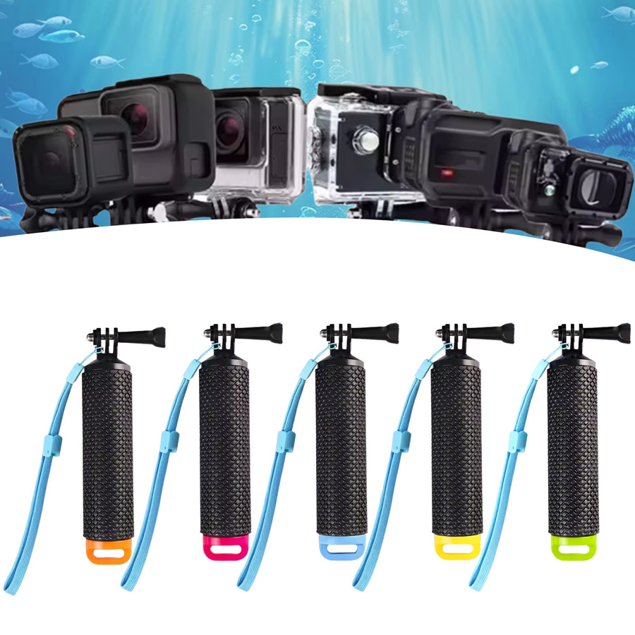 Schwimmender Handgriff für GoPro 8 in Blau, Unterwasser-Griffhalterung für Selfie-Sticks beim Schnorcheln und Wassersport - Bild 4