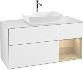 V&B Waschtischunterschrank Finion in Weiß lackiert, Breite: 120 cm, Tiefe: 50,1 cm, Höhe: 50,1 cm - Bild 1