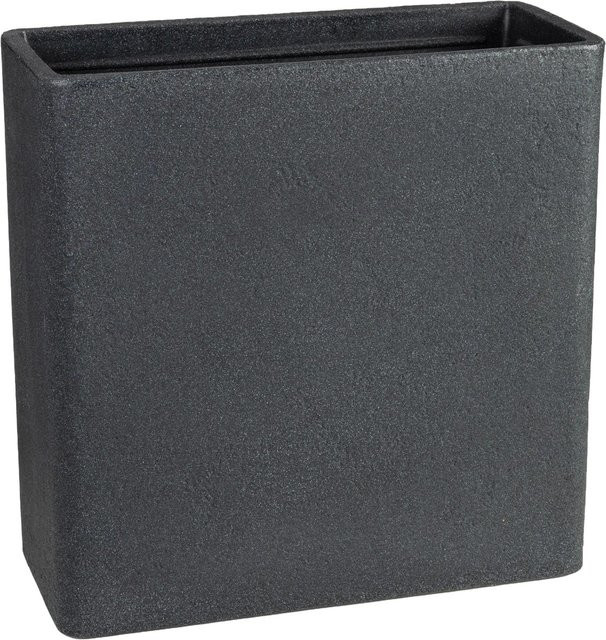 Scheurich Pflanzgefäß C-Cube Raumteiler in Stony Black mit Beton-Optik, B/T/H: 59 x 24,5 x 58 cm - Bild 1