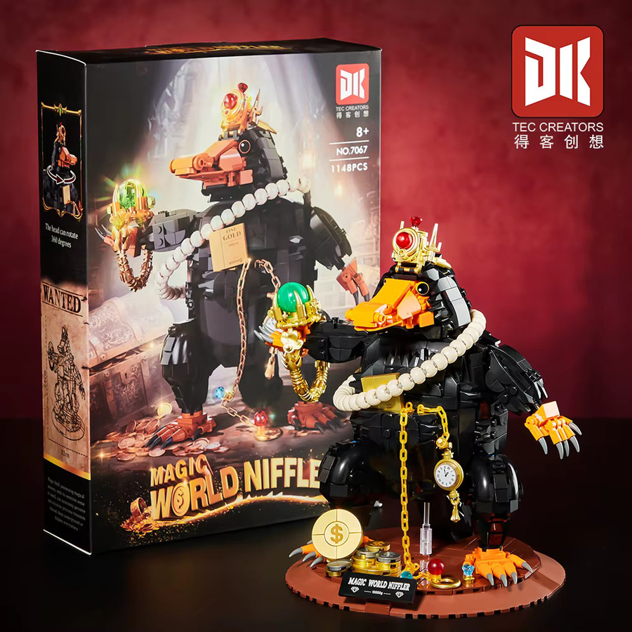 Hot Toys Harry Potter Niffler Bausteine Set aus schwarzem Kunststoff für Kinder ab 8 Jahren - Bild 2