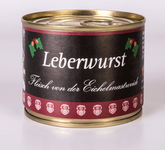 Bäuerliche Erzeugergemeinschaft Schwäbisch Hall Eichelmastschwein Leberwurst 200 g - Bild 1