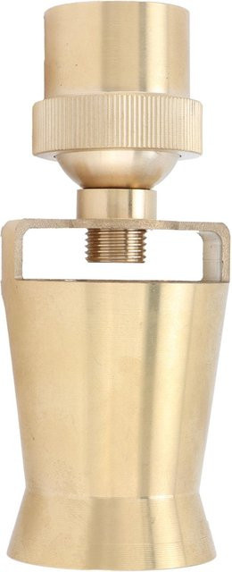 TOMTOP JMS Messing Eis Turm Zeder Wasserfontäne Düse als einstellbarer Teichregner mit G1 Innengewinde in Beige und Gold - Bild 1