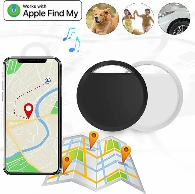 Apple Smart Tag Anti-Verlust-Tracker mit Bluetooth und GPS für die Find My App, kompatibel mit iOS, in Schwarz oder Weiß - Bild 1