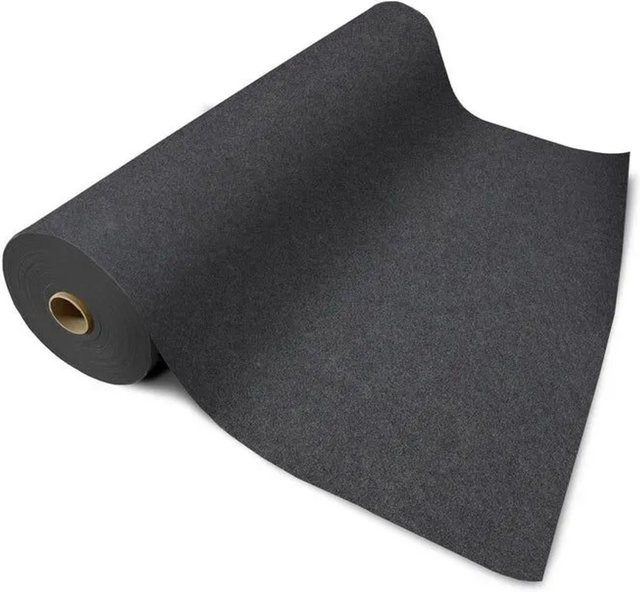 Floordirekt Messeteppich Sintra Gangläufer Dunkelgrau B: 100 cm, L: 700 cm - Bild 1