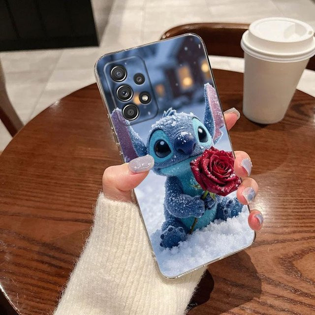 Stitch Disney Klare Hülle für Samsung Galaxy A57 A37 A56 A36 A55 A54 A35 A26 A07 A17 A16 A06 A34 A15 A50 Weiche Stoßfeste Abdeckung Multicolor - Bild 1