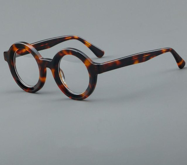 Bai Fen Bai Electronic 3C Korrektionsbrille, Acetat, Rund, Vollrand, Unisex, black - Bild 1