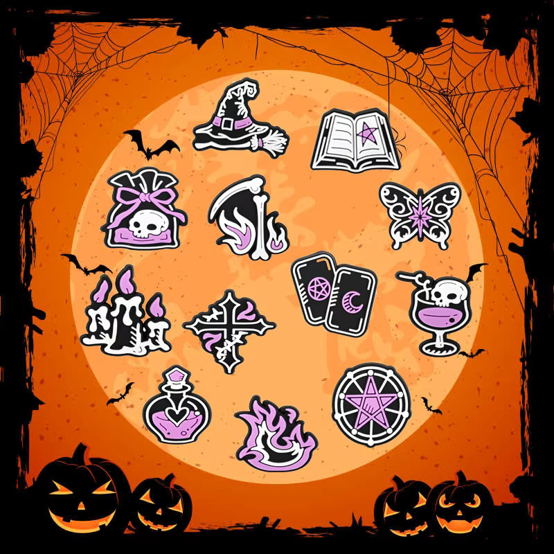 Lanxi League Schuh-Charms, Halloween Magic Series, Cartoon - Bild 2