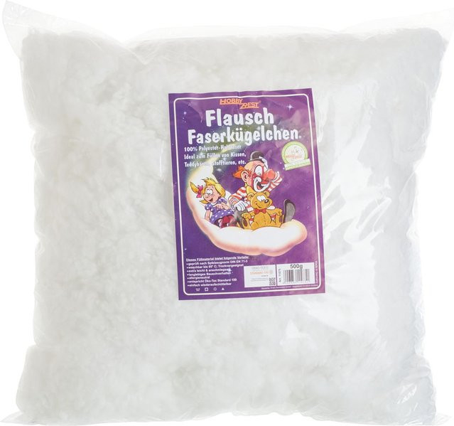 Hobbybest Soft-Flocks in Weiß, 500 g - Bild 1