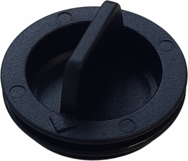Kress Knopf 59003735 aus Kunststoff in Schwarz und Grau - Bild 1