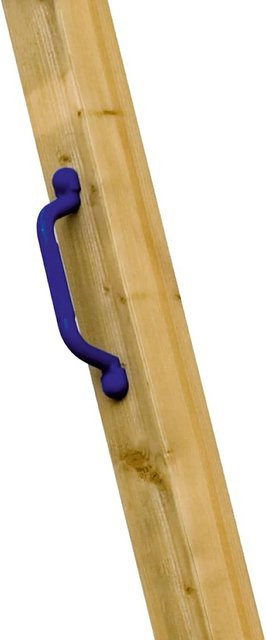 Karibu Handgriffe 2er Set Blau für Kinderspielgeräte, B/T/H: 2,2 x 2,2 x 4 cm - Bild 1