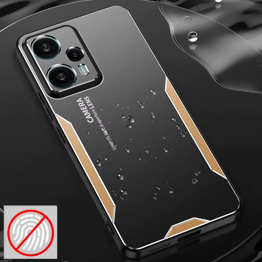 Stoßfeste Metall-Schutzhülle für Xiaomi POCO X8 X7 M8 M7 F7 F8 Ultra X6 F6 F5 X5 X3 F4 X4 GT F3 M5S C65 M3 M4 M6 Pro Max in Schwarz und Rot - Bild 5