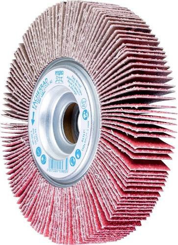 PFERD Lamellenschleifrad CO-COOL40 für Edelstahl, Durchmesser: 150 mm, Breite: 15 mm, Höhe: 15 mm, Farbe: Rot - Bild 1