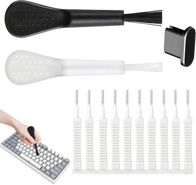 13-teiliges tragbares Handy Reinigungsset mit Reinigungspinseln für Telefon, Kopfhörer und Lautsprecher - Bild 1
