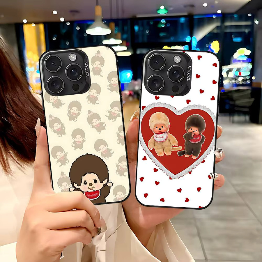 Mesuca Handyhülle M-monchhichiS für iPhone 11 bis iPhone 17 Pro Max in Multicolour - Bild 4