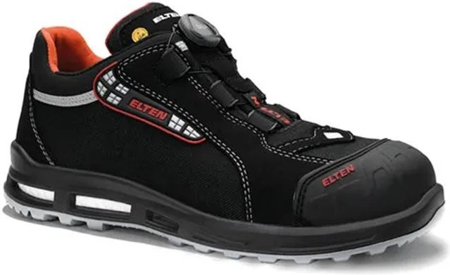 Elten Sicherheitshalbschuh Senex Xxt Pro Boa ESD S3 in Schwarz-Rot, Größe 48 - Bild 1