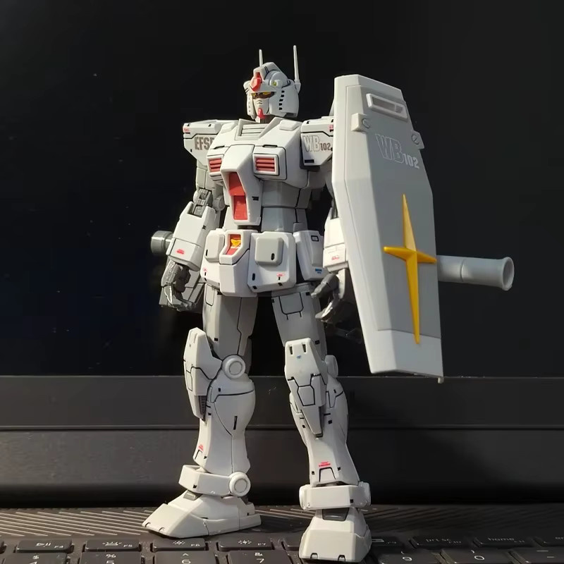 Hot Gto Hg 1/144 Rx-78-2 Mech Assembly Model Kit, Actionfigur - Bild 3