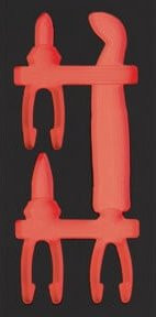 Kraftwerk Leere PRO LINE EVA Einlage, Farbe: Rot, Breite: 40 cm, Tiefe: 20 cm - Bild 1