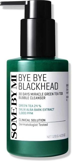 SOME BY MI Bye Bye Blackhead Miracle Green Tea Tox Bubble Cleanser, 120g - Bild 1