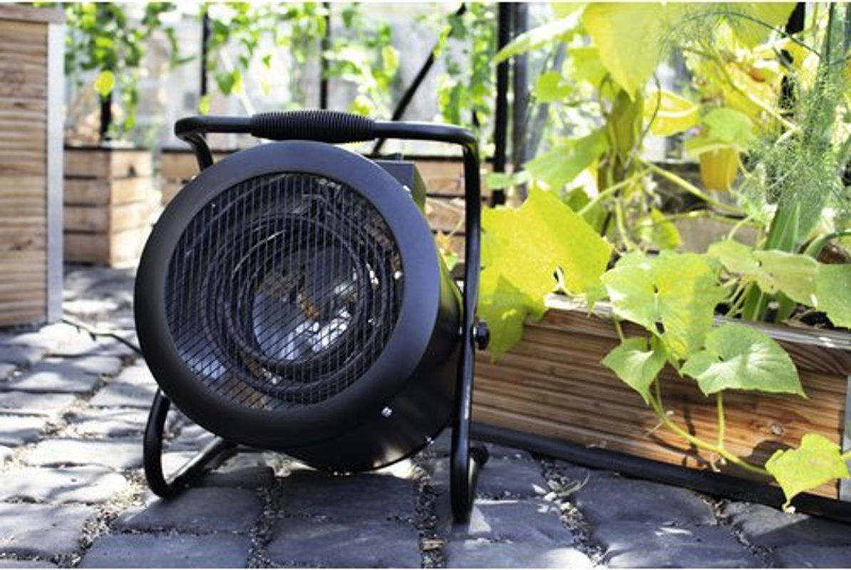 Vitavia Elektroheizung Antares für Gewächshäuser, schwarz, B/T/H: 33,5 x 31,5 x 40,0 cm - Bild 4
