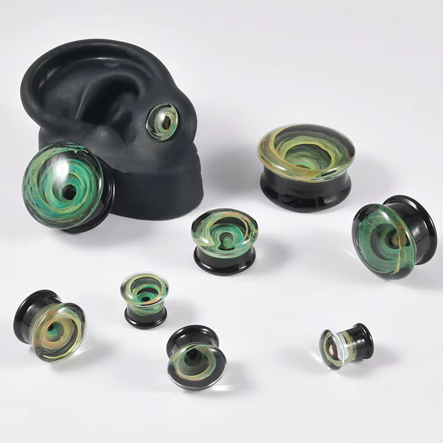 Tajam Ohrstöpsel Keramik, Bunt, Unisex, 8–25 mm - Bild 2