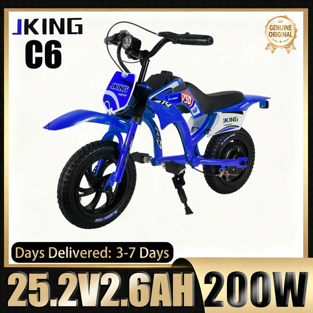 JKING C6 E-Motorrad, Elektromotorrad, 12-Zoll-Reifen, mit LCD-Display - Bild 1