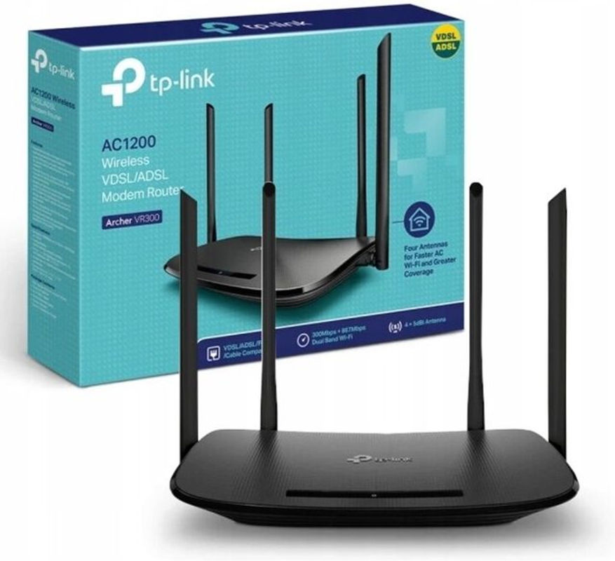 TP-Link Archer VR300 Dual-Band Wi-Fi Router in Schwarz - Bild 3