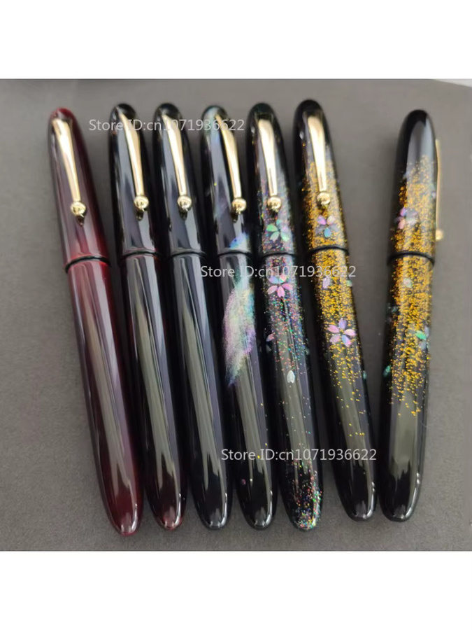 Genius Urushi Lack Raden Perlmutt Maki-e Füllfederhalter für Platinum 3776 Pilot 912 74 742 743 und Sailor 21K 14K - Bild 3
