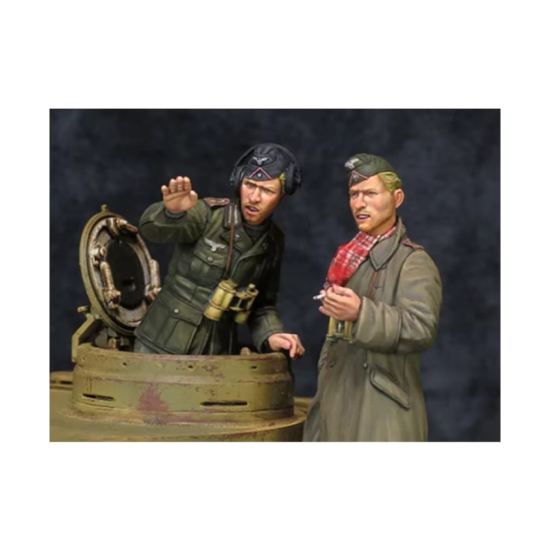 GK Resin-Soldatenmodell, militärisches Thema, unmontiertes und unbemaltes DIY-Set, Kunststoff, Bunt / Mehrfarbig - Bild 3
