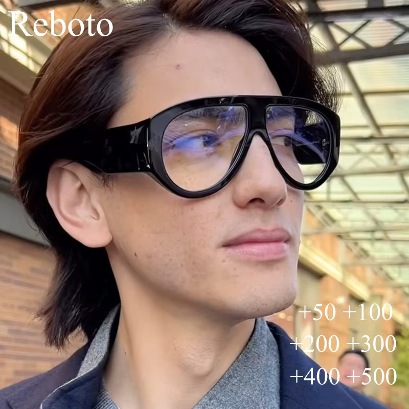 Reboto Lesebrille Pilot, Vollrand, Kunststoff, Schwarz, Unisex - Bild 2