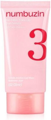Numbuzin Nr. 3 Porzellan-Basis Aufhellende Sonnencreme, 50 ml, LSF 50+, Niacinamid - Bild 1