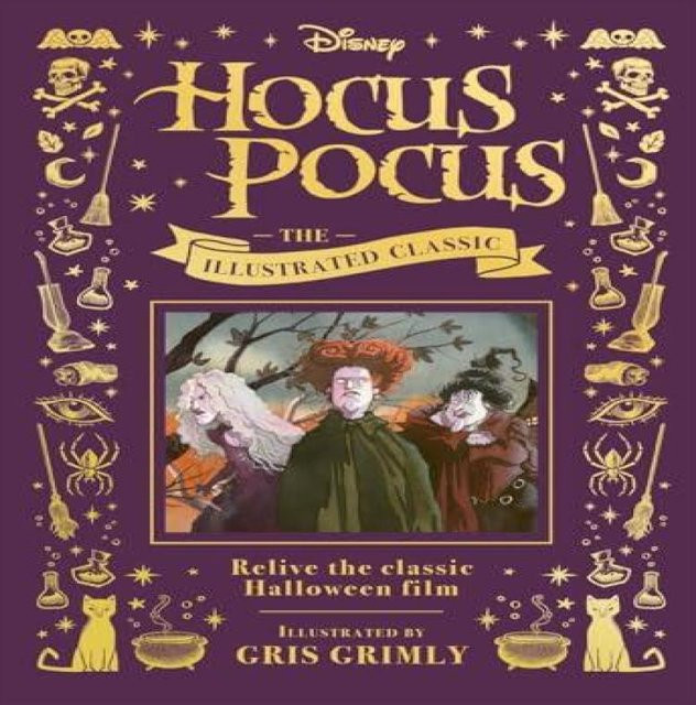 Disney Hocus Pocus Der illustrierte Klassiker von Walt Disney Gebundenes Buch in Purple für Halloween - Bild 1
