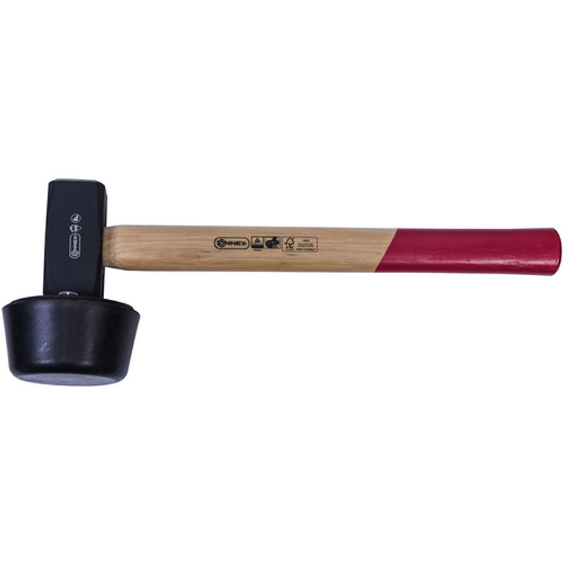 Connex Plattenverlegehammer COX622256 in Schwarz mit einem Kopf-Durchmesser von 11 cm - Bild 3