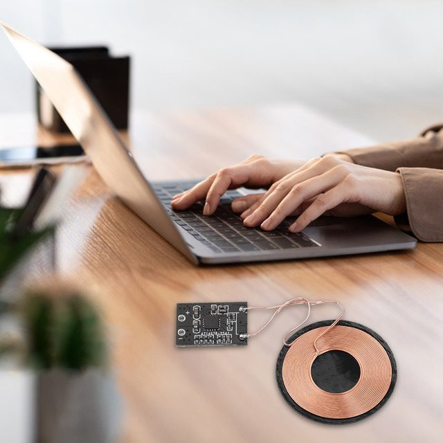 diymore Kabelloses Ladegerät-Empfängermodul 3W/5W für Apple und Android, PCBA-Platine in Multicolour - Bild 1