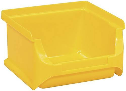 Allit Sichtlagerkasten Gelb B: 10,0 cm, H: 6,0 cm, T: 10,0 cm - Bild 1