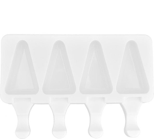 CosyHome Mehrfach-Gitter Eisriegelform aus Silikon in Weiß für DIY Eiscreme - Bild 1