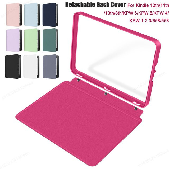 Greliana Abnehmbare Hülle für Kindle Colorsoft und Kindle Paperwhite in Blau oder Pink - Bild 1
