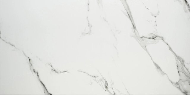 United Tile und Mosaic Bodenfliese Feinsteinzeug Statuario Weiß Marmor-Look Poliert B: 60 cm, T: 120 cm - Bild 1