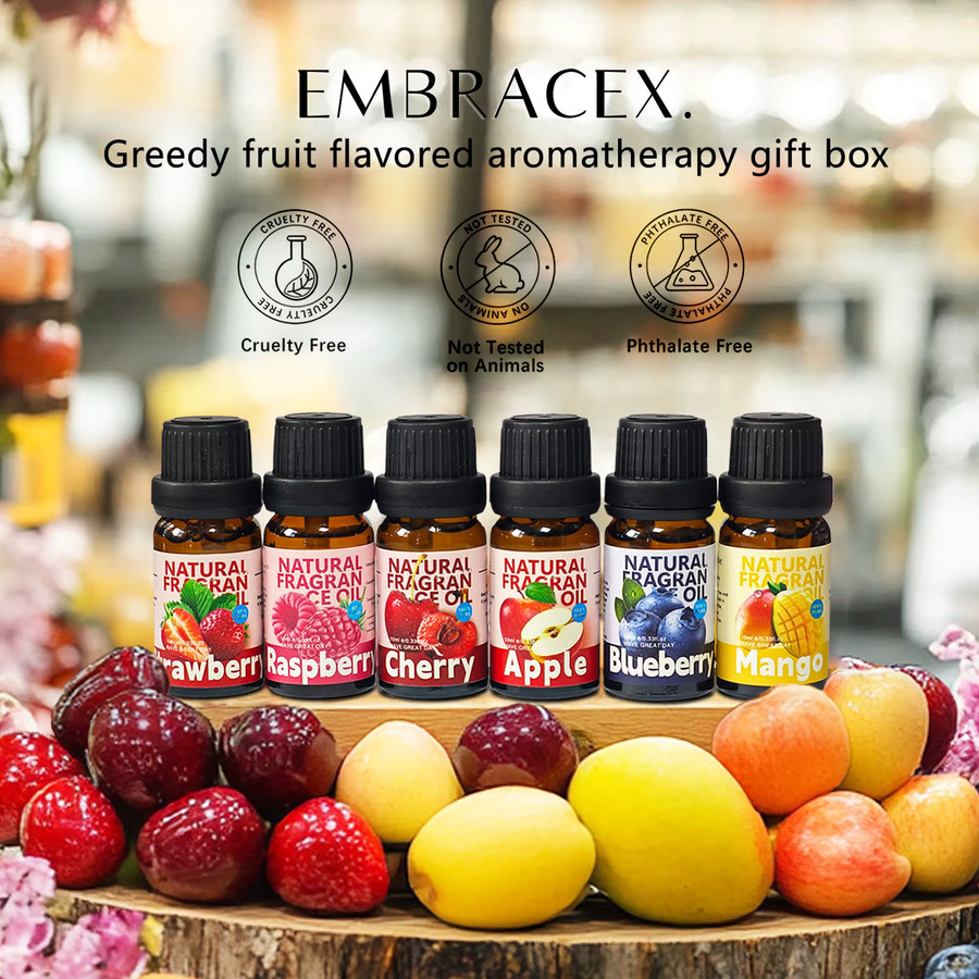 EMBRACEX Geschenkbox mit ätherischen Fruchtölen, Unisex, multicolour - Bild 3