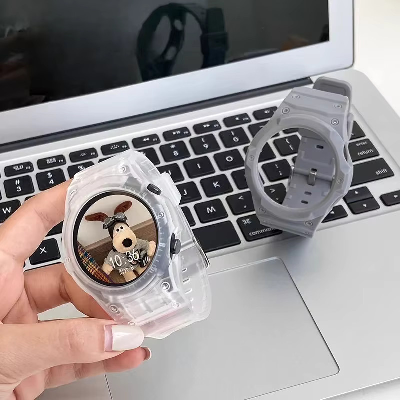 FancyWrist Schutzhülle mit Armband, Samsung Galaxy Watch, TPU, Weiß, Unisex - Bild 2