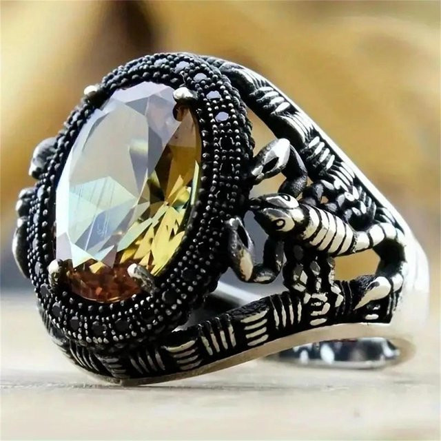 Lucky Star Jewelry Siegelring, Zinklegierung, Silber, Zirkonia, Herren - Bild 1